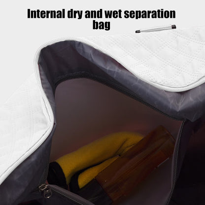Travel Duffle Bag, Weekender Travel Bag Men Small Gym Bag for Women, Hospital Bag for Labor and Delivery, Overnight Bag Luggage Bag with Trolley Sleeve 18.11X13.78X6.69In